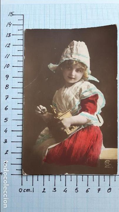Postales: Postal ni&ntilde;a con molinillo de caf&eacute;. - Foto 1