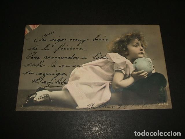 Postales: NI&Ntilde;A POSTAL ANTIGUA - Foto 1