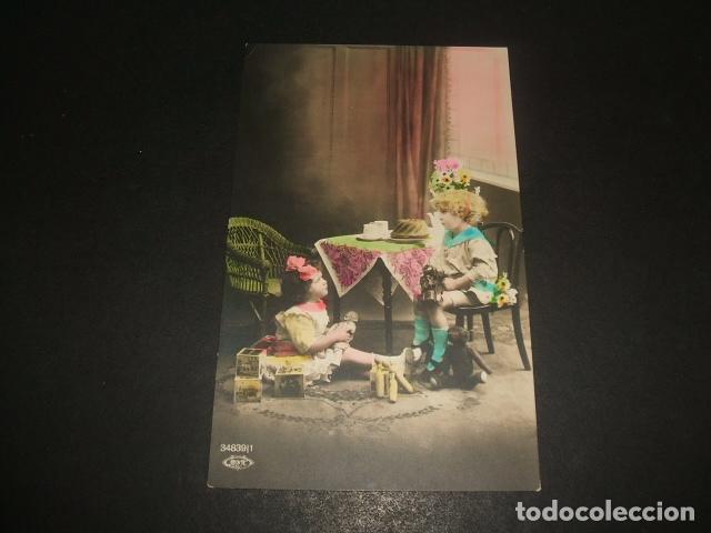 Postales: NI&Ntilde;OS CON JUGUETES POSTAL - Foto 1