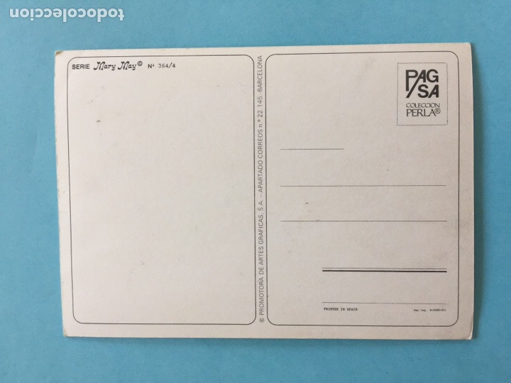 Postales: POSTAL INFANTIL MARY MAY Ley016 - Foto 2