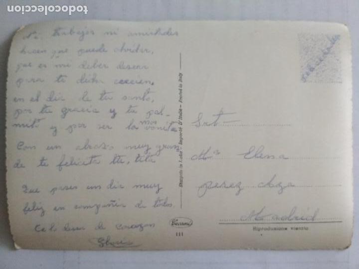 Postales: TARJETA POSTA, NI&Ntilde;A CON MU&Ntilde;ECA, ESCRITA - Foto 2