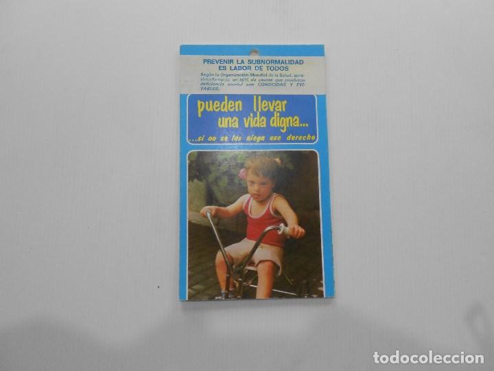 Postales: prevenir la subnormalidad, libreto de 4 postales - Foto 1
