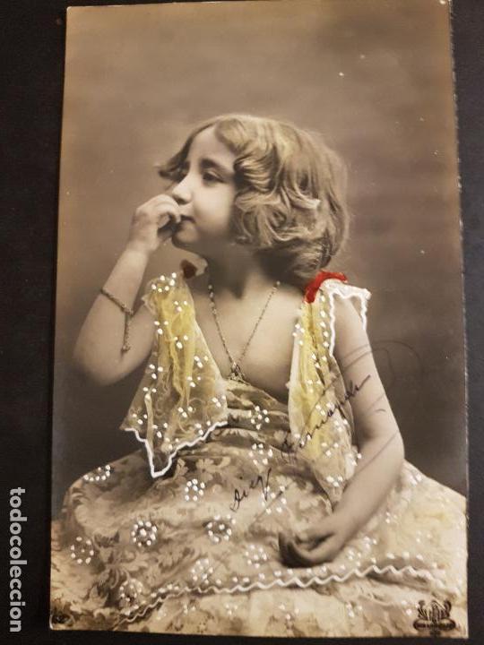 Postales: NI&Ntilde;A DISFRAZADA POSTAL - Foto 1