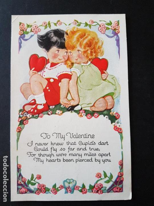 Postales: POSTAL SAN VALENTIN NI&Ntilde;OS - Foto 1