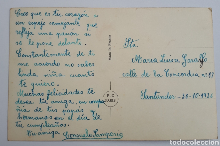 Postales: Postal ni&ntilde;os. 1936 - Foto 2