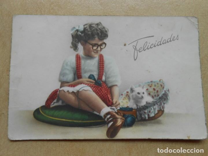 Postales: Postal felicidades - Foto 1