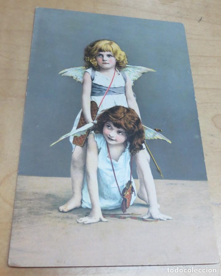 Postales: POSTAL CON ESCENA INFANTIL 14X9 CM. - Foto 1