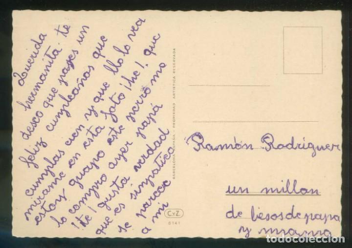 Postales: Ed. C. y Z. n&ordm; 6141. Escrita. - Foto 2