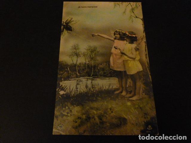 Postales: POSTAL NI&Ntilde;AS DISFRAZADAS DE HADA - Foto 1
