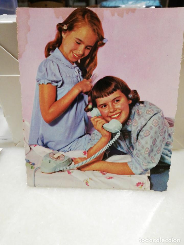 Postales: Ni&ntilde;as con rulos. - Foto 1