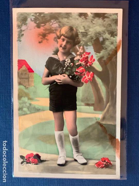 Postales: POSTAL INFANTIL COLOREADA. ED. ABC 2622. ESCRITA. - Foto 1