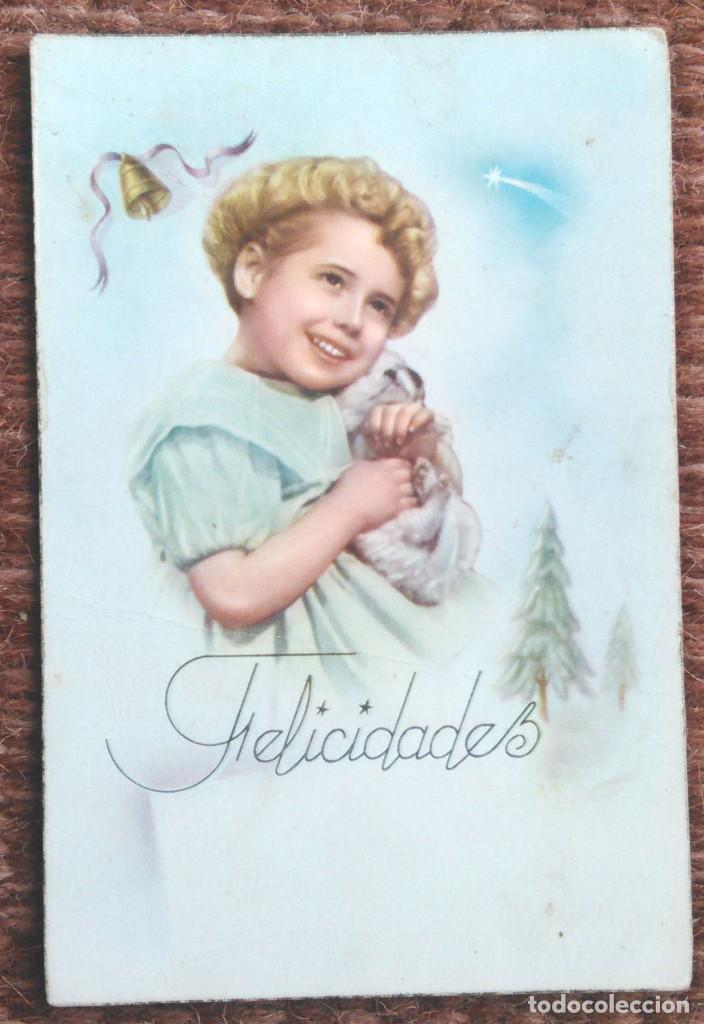 Postales: NI&Ntilde;A CON PERRITO - Foto 1