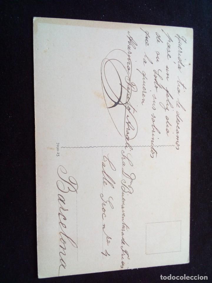 Postales: Antigua postal ni&ntilde;os escrita - Foto 2
