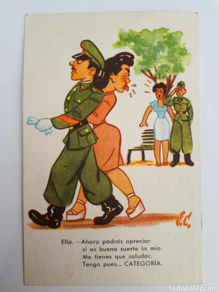 Postales: Postal rom&aacute;ntica. Circa. 1956 - Foto 1