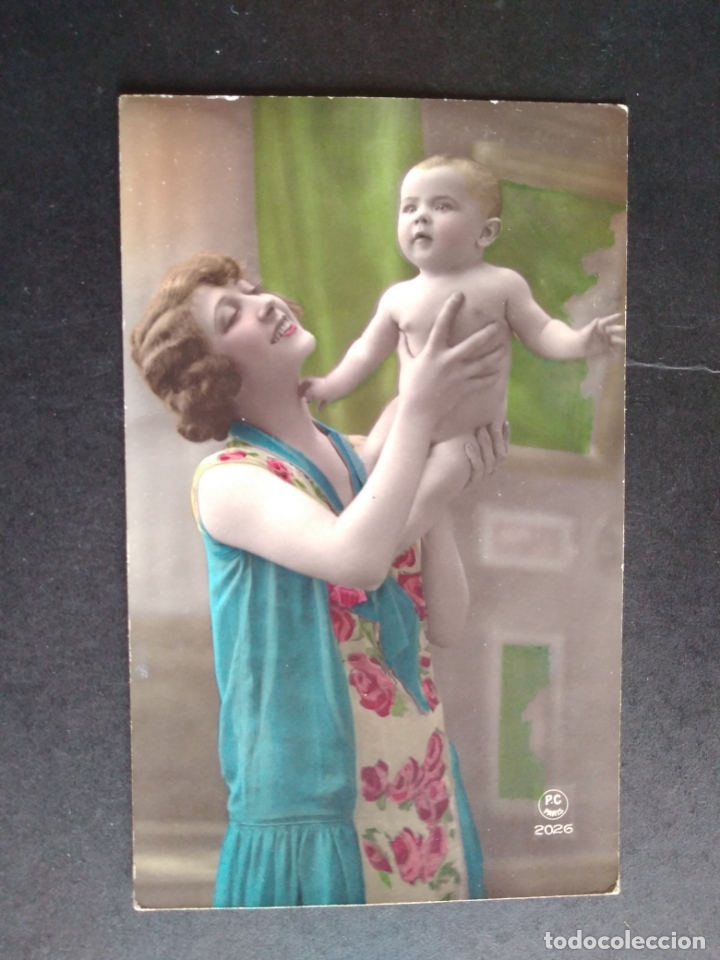 Postales: MADRE CON BEBE POSTAL - Foto 1