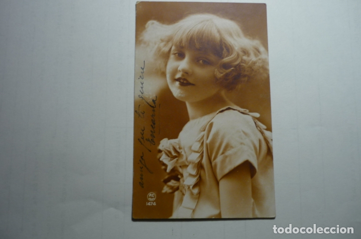 Postales: postal ni&ntilde;a- pc paris  escrita - Foto 1