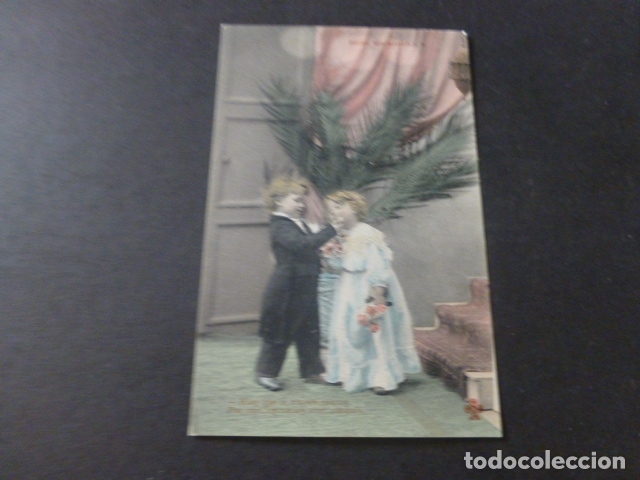 Postales: NI&Ntilde;OS GALANTEANDO POSTAL - Foto 1