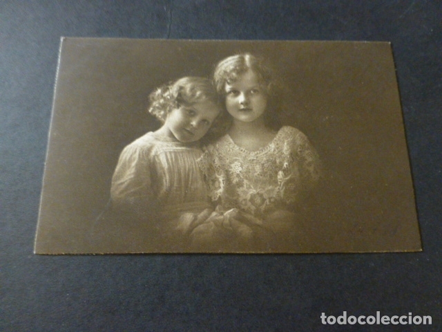 Postales: DOS NI&Ntilde;AS ANGELICALES POSTAL - Foto 1