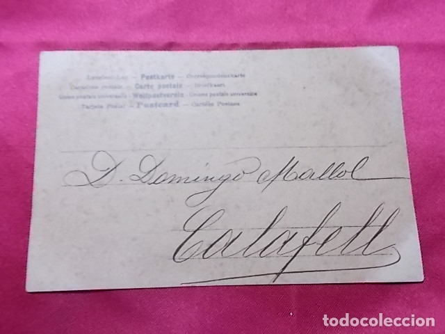 Postales: ANTIGUA POSTAL ARTISTICA . 1904 - Foto 2
