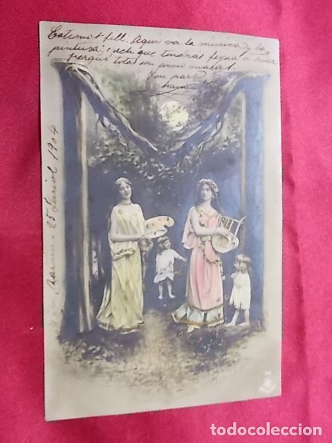 Postales: ANTIGUA POSTAL ARTISTICA . 1904 - Foto 1