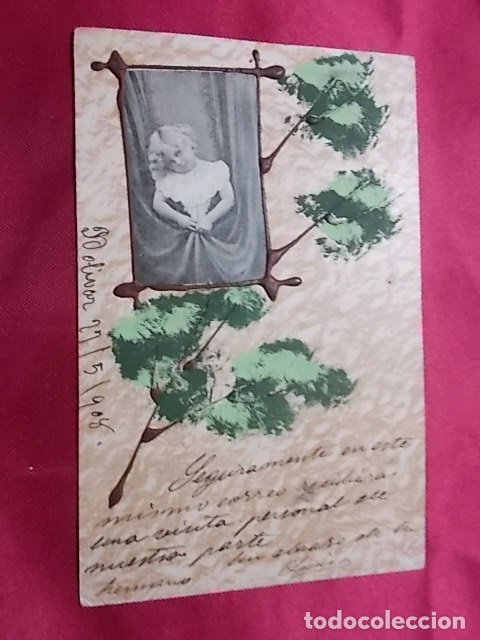 Postales: ANTIGUA POSTAL ARTISTICA . 1908 - Foto 1