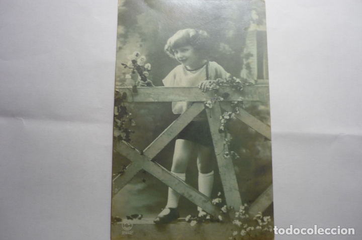 Postales: postal extranjera ni&ntilde;a -escrita - Foto 1