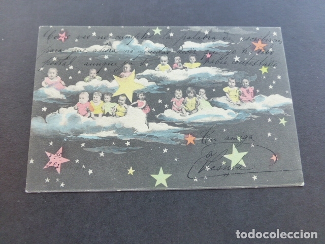 Postales: BEBES EN LAS ESTRELLAS POSTAL - Foto 1