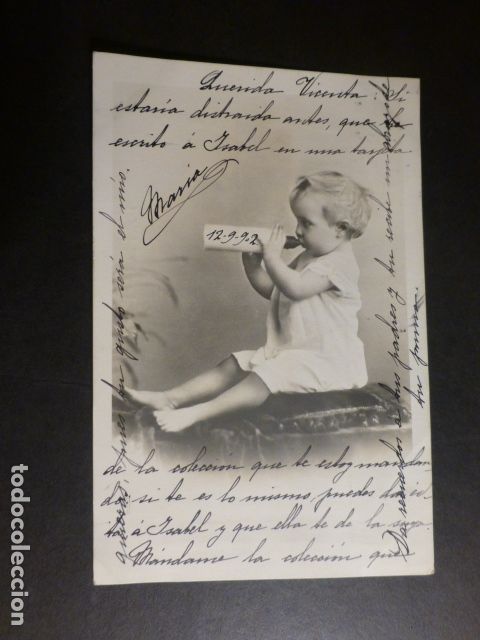 Postales: BEBE TOMANDO BIBERON POSTAL - Foto 1