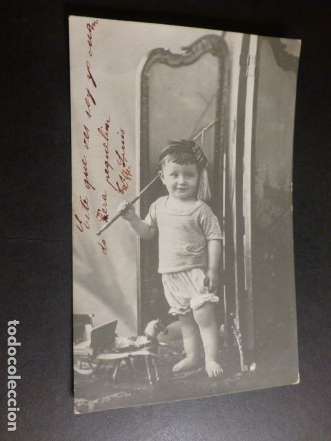 Postales: NI&Ntilde;O CON JUGUETES POSTAL - Foto 1