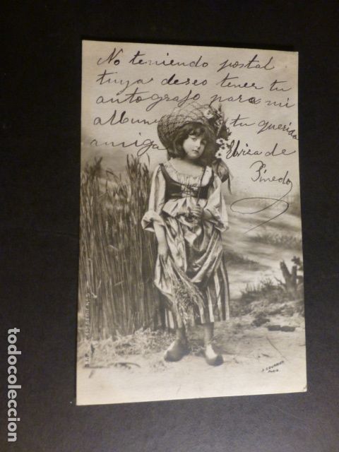 Postales: NI&Ntilde;A CAMPESINA POSTAL - Foto 1