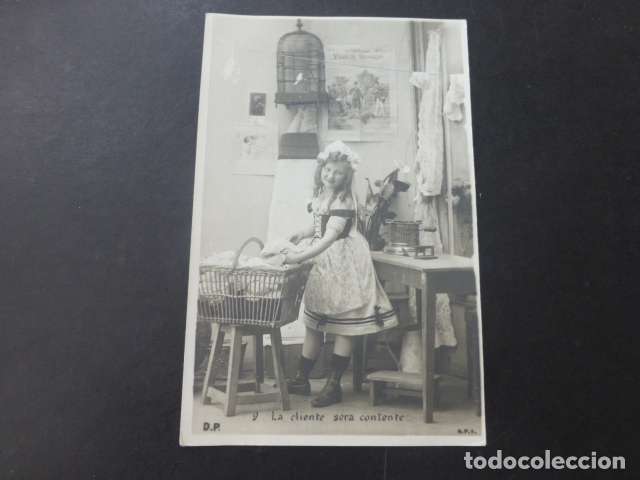 Postales: NI&Ntilde;A PLANCHADORA POSTAL - Foto 1