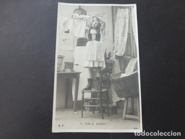 Postales: NI&Ntilde;A PLANCHADORA POSTAL - Foto 1