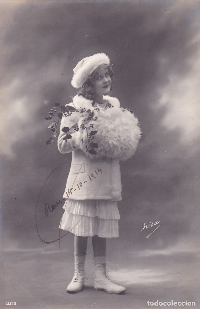 Postales: Ni&ntilde;a ed. Frisa circulada - Foto 1