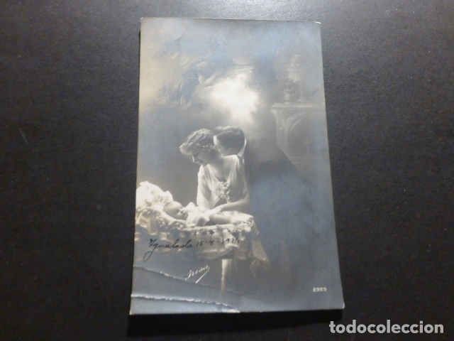 Postales: BEBE CON PADRES POSTAL - Foto 1