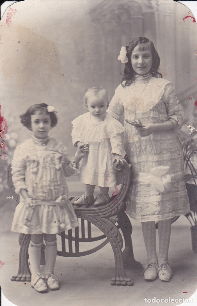 Postales: postal ni&ntilde;as y ni&ntilde;o circulada - Foto 1