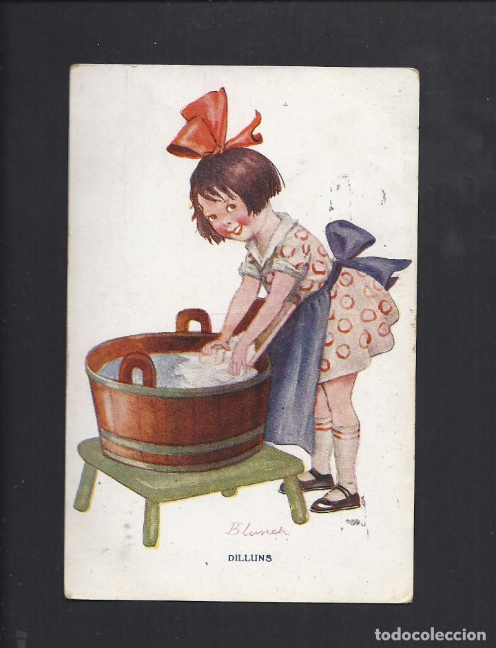 Postales: Postal infantil. - Foto 1