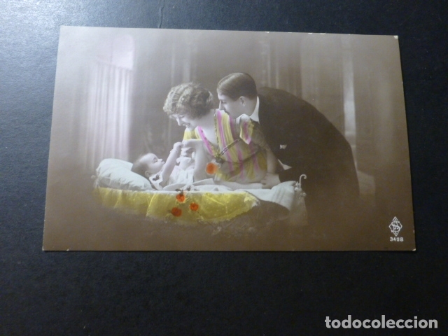 Postales: BEBE CON PADRES POSTAL - Foto 1