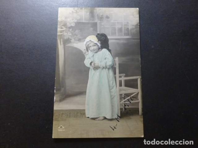Postales: NI&Ntilde;A CON PERRO POSTAL - Foto 1