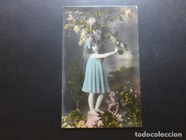 Postales: NI&Ntilde;O CON FLORES POSTAL - Foto 1