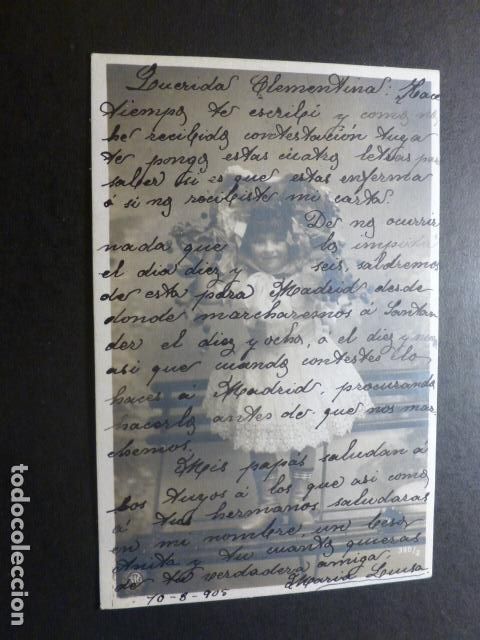 Postales: NI&Ntilde;A ELEGANTE POSTAL - Foto 1