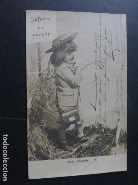 Postales: NI&Ntilde;O PESCADOR POSTAL - Foto 1