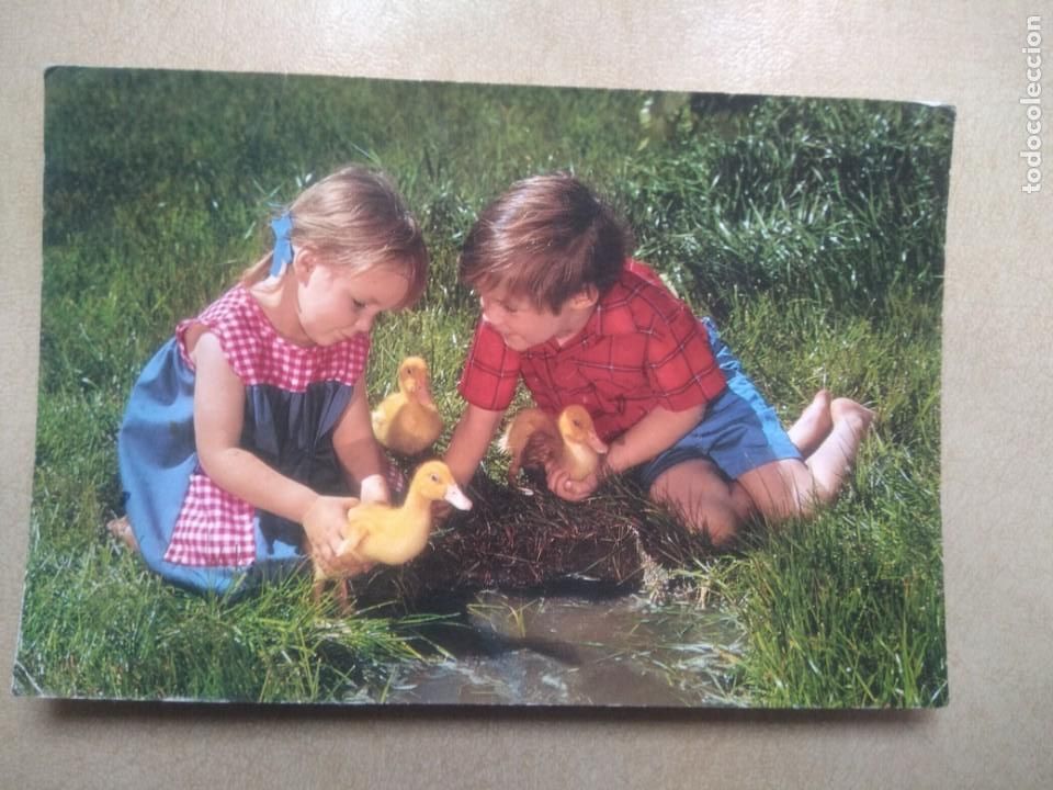 Postales: Preciosa postal ni&ntilde;os - Foto 1