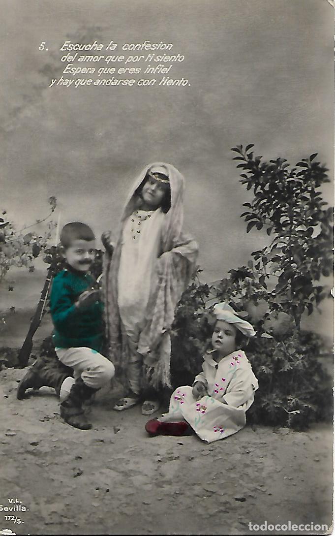 Postales: POSTAL INFANTIL CON VERSO (1&ordf; d&eacute;cada 1900) - Foto 1