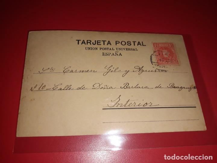 Postales: Postal principios de 1900 escrita y sellada - Foto 2