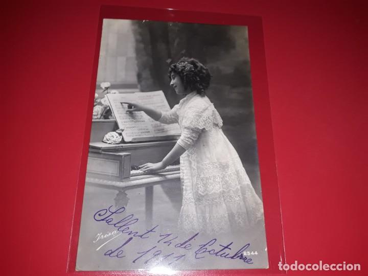Postales: Serie 2 Postales 1911 escritas - Foto 3