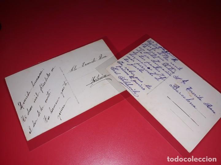 Postales: Serie 2 Postales 1911 escritas - Foto 4