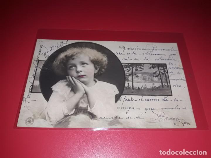 Postales: Postal Fechada 1905 Escrita y Sellada - Foto 1
