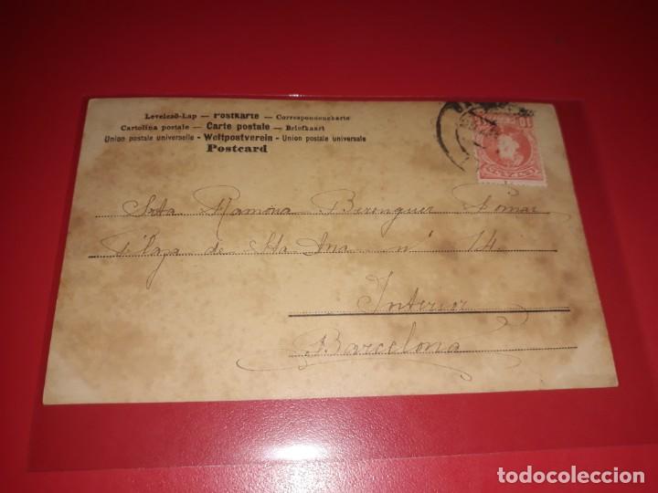 Postales: Postal Fechada 1905 Escrita y Sellada - Foto 2