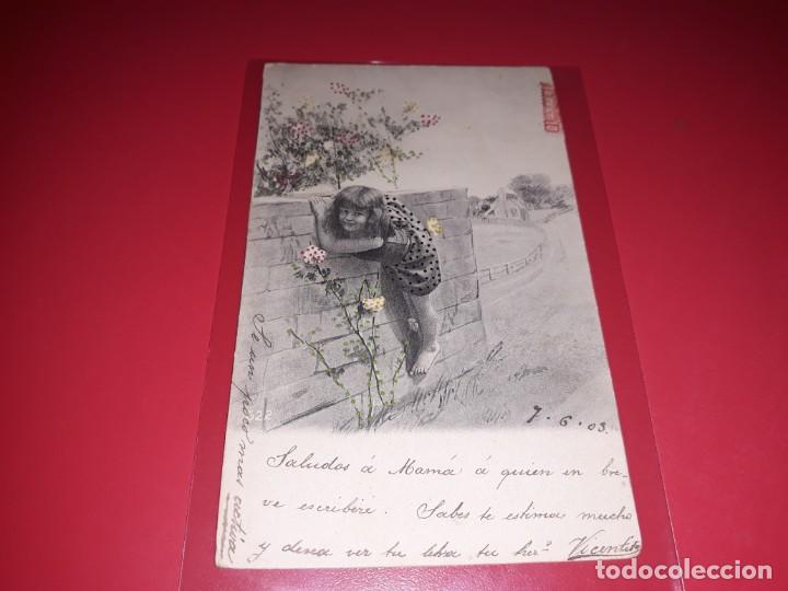 Postales: Postal Fechada1903 Escrita y Sellada - Foto 1