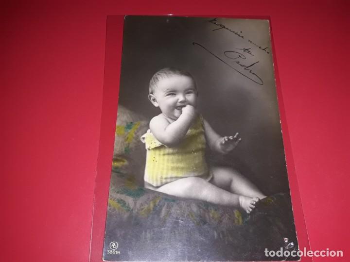 Postales: Serie 2 Postales fechada 1910  Escritas - Foto 3